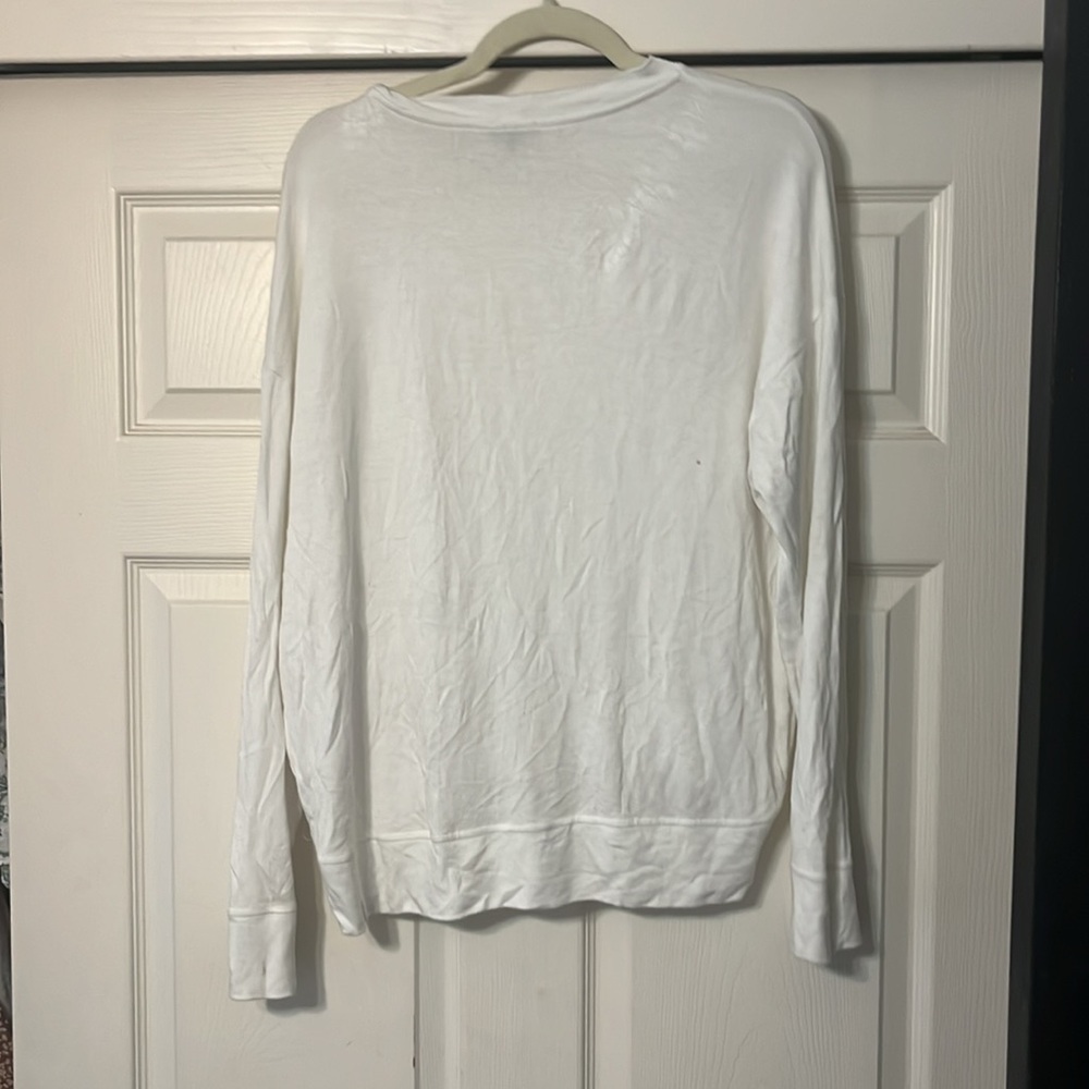 Long Sleeve White Tee - Picture 2 of 4